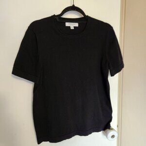 Cotton short sleeve sweater top